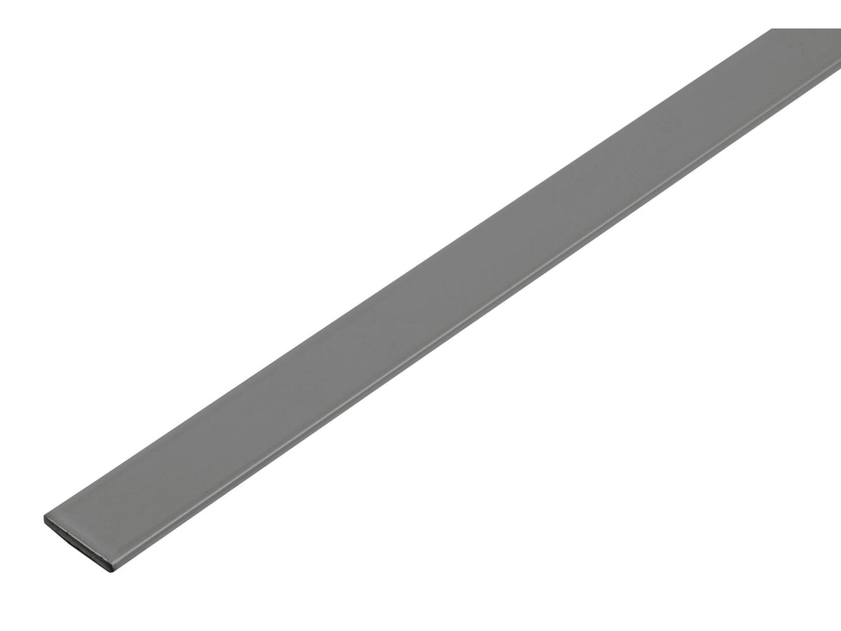 Platte buis 14,5x1,5 mm 100cm aluminium antraciet