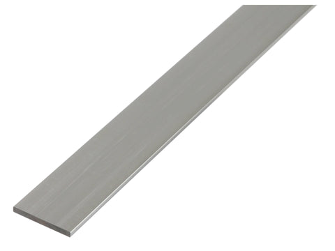 Platte strip 10x2 mm 100cm aluminium