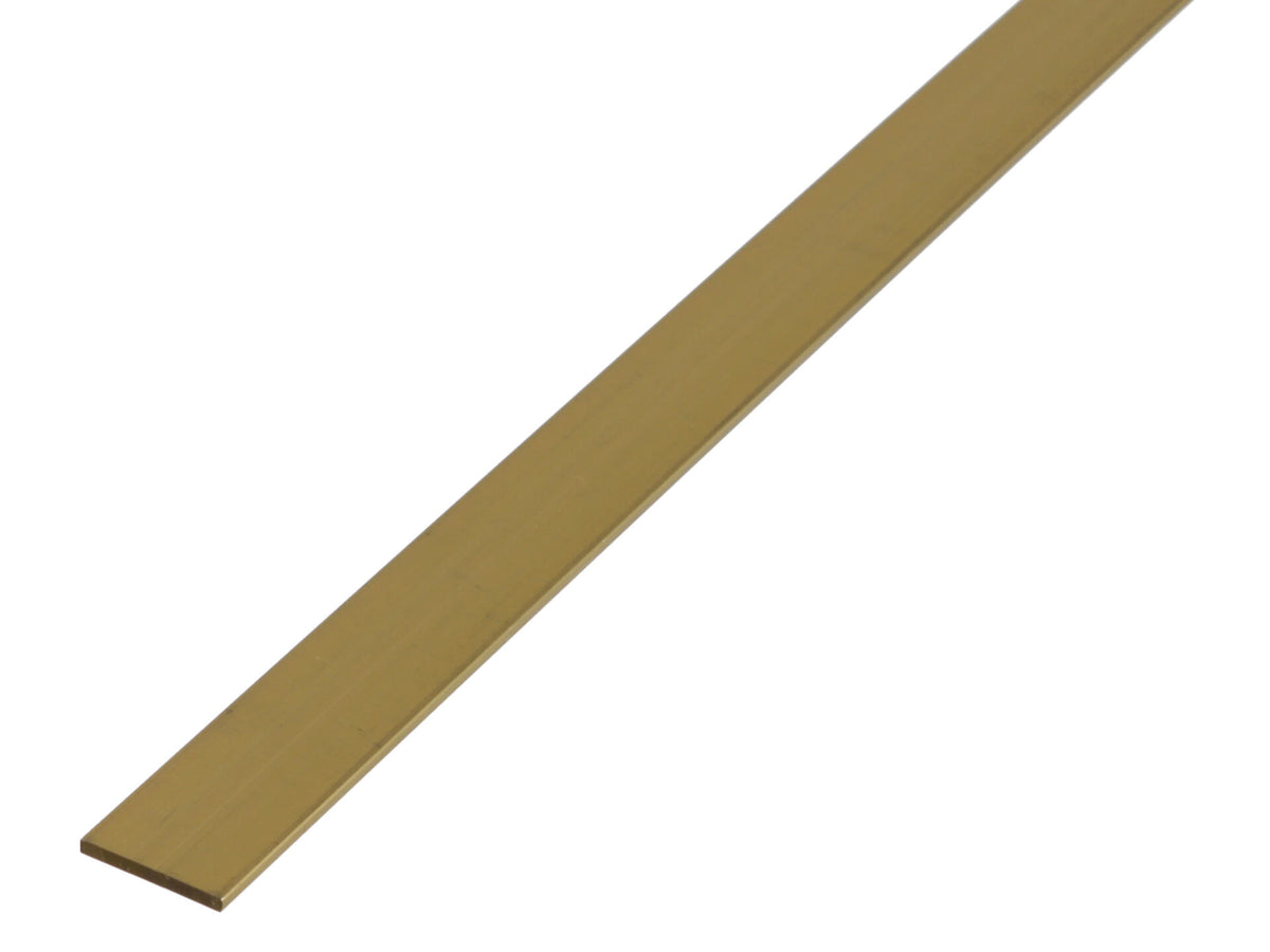 Platte strip 10x2 mm 100cm messing
