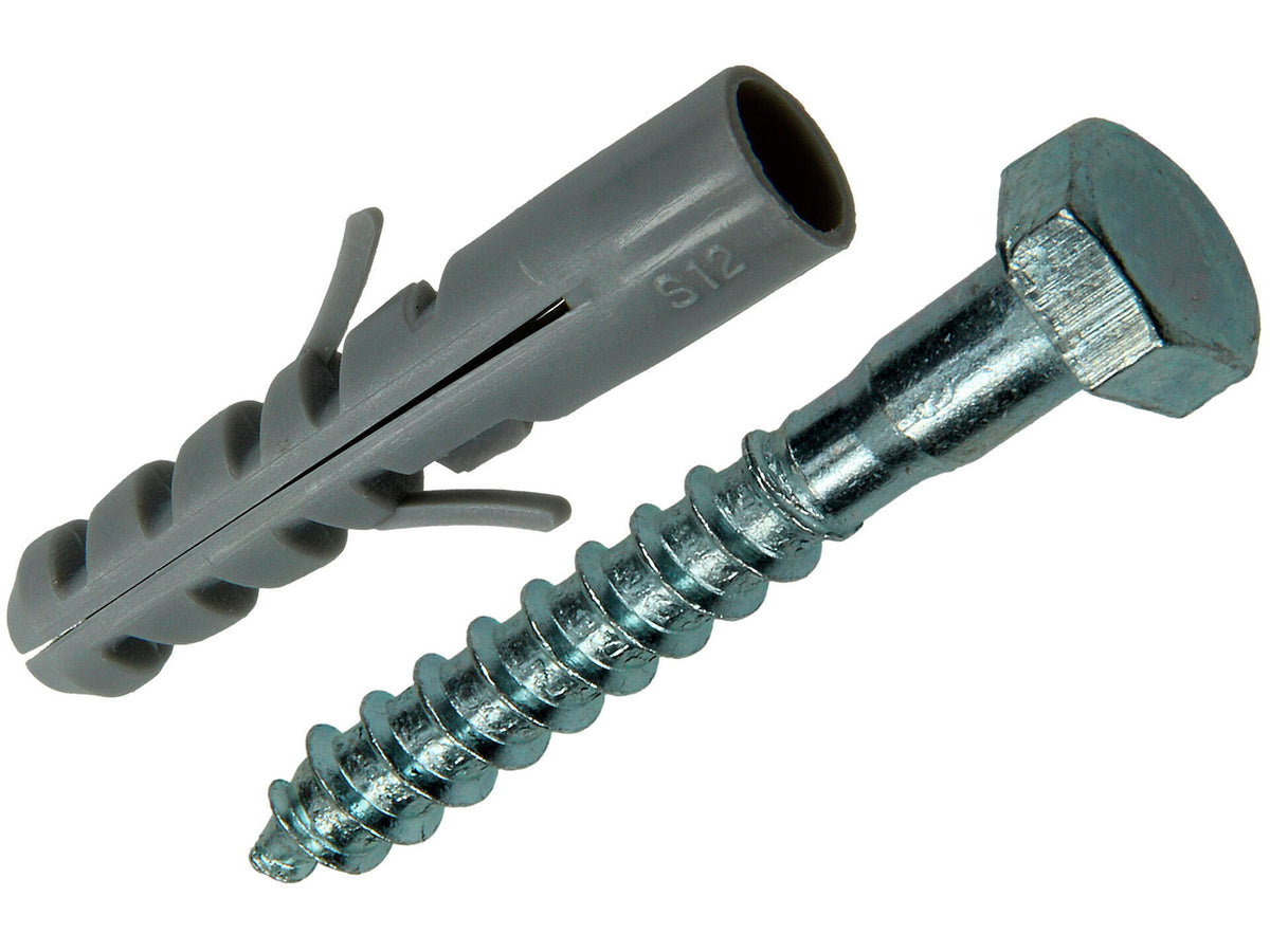 Mack Pluggen 12mm en houtdraadbout PE 10x70 mm 2 stuks