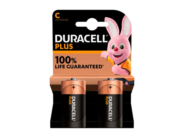 Duracell Plus pile alcaline C 2 pièces