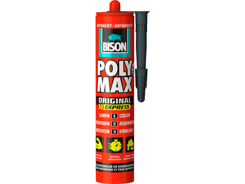 Bison Poly Max original express antraciet 425g