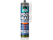 Bison Poly Max voegkit 280ml zwart