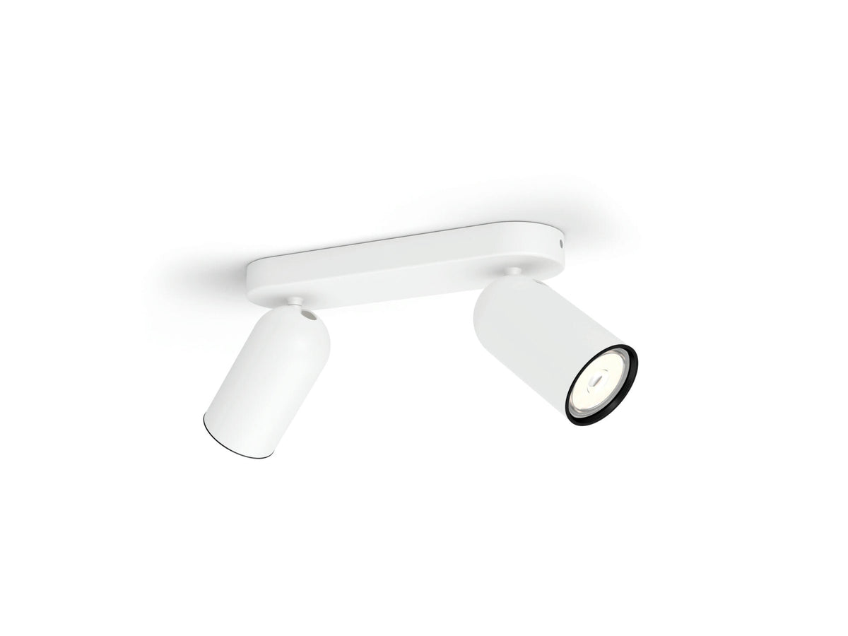 Philips Pongee balkspot GU10 max. 2x10 W dimbaar wit