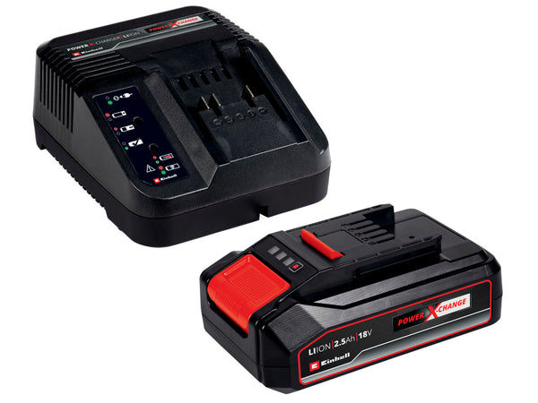 Einhell Power X-Change Starter kit batterie 18V Li-lon 2,5Ah + chargeur rapide