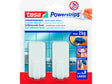 Tesa Powerstrips Classic zelfklevende haak 6,8cm 2kg wit 2 stuks