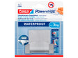 Tesa Powerstrips zelfklevende haak dubbel 14cm 3kg inox