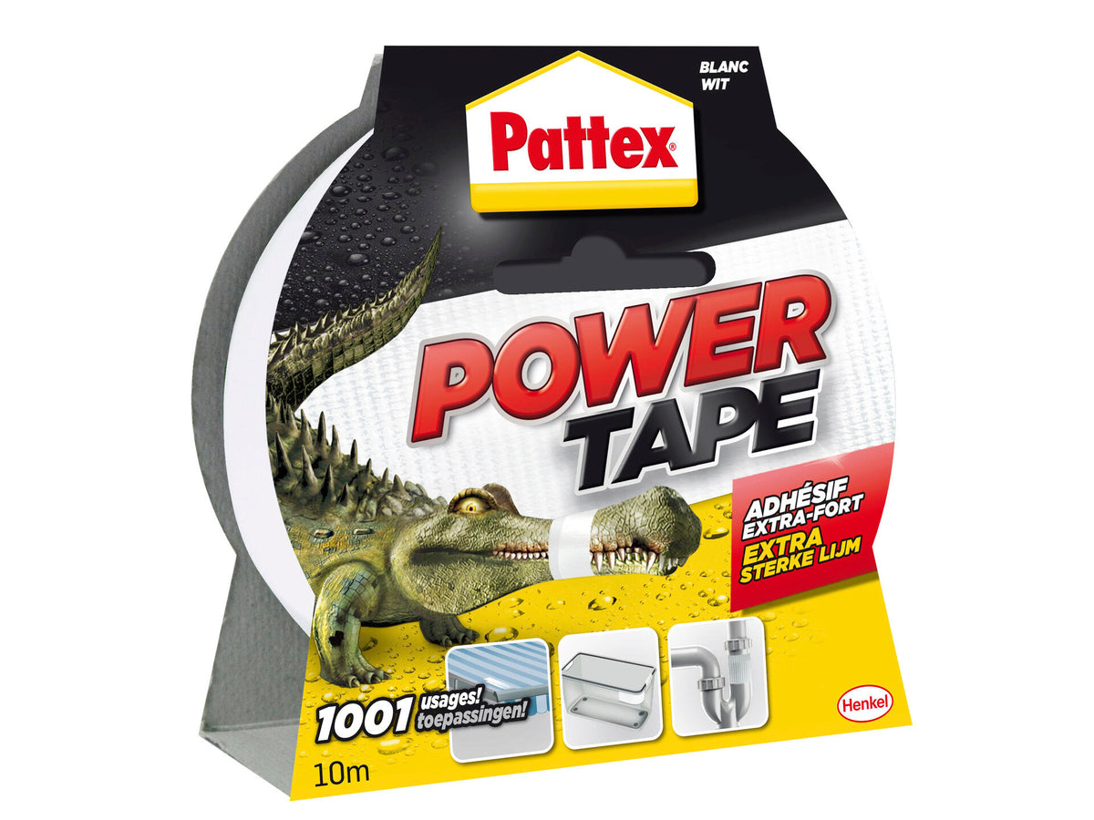 Pattex Powertape 10m x 50mm wit