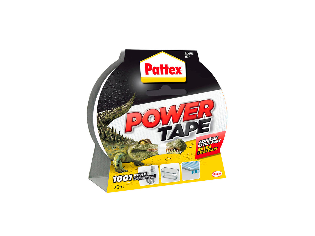 Pattex Powertape 25m x 50mm wit