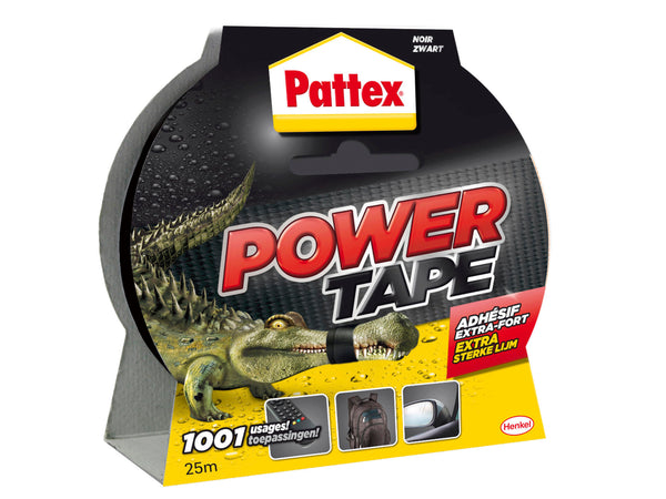 Pattex Powertape 25m x 50mm zwart