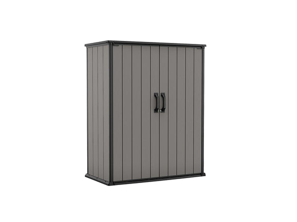 Keter Premier Tall tuinkast 139,5x77x170,4 cm grijs