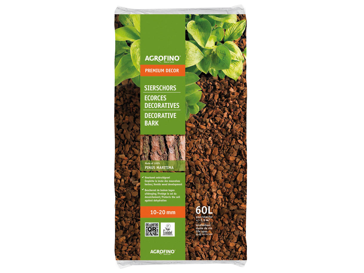 Agrofino Premium Decor sierschors 10-20 mm 60l pinus maritima