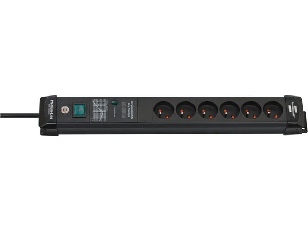 Brennenstuhl Premium-Line bloc multiprise 6x avec interrupteur et câble 3m noir