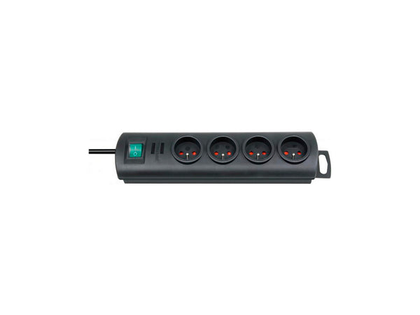 Brennenstuhl Primera-Line bloc multiprise 4x avec interrupteur et câble 1,5m noir