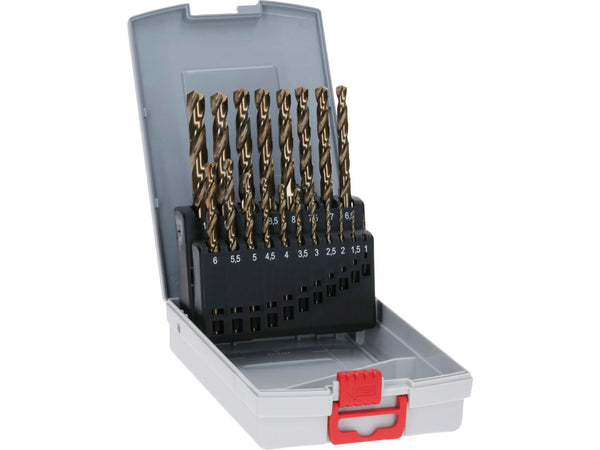 Bosch Professional ProBox metaalborenset HSS-Co 1-10 mm 19-delig