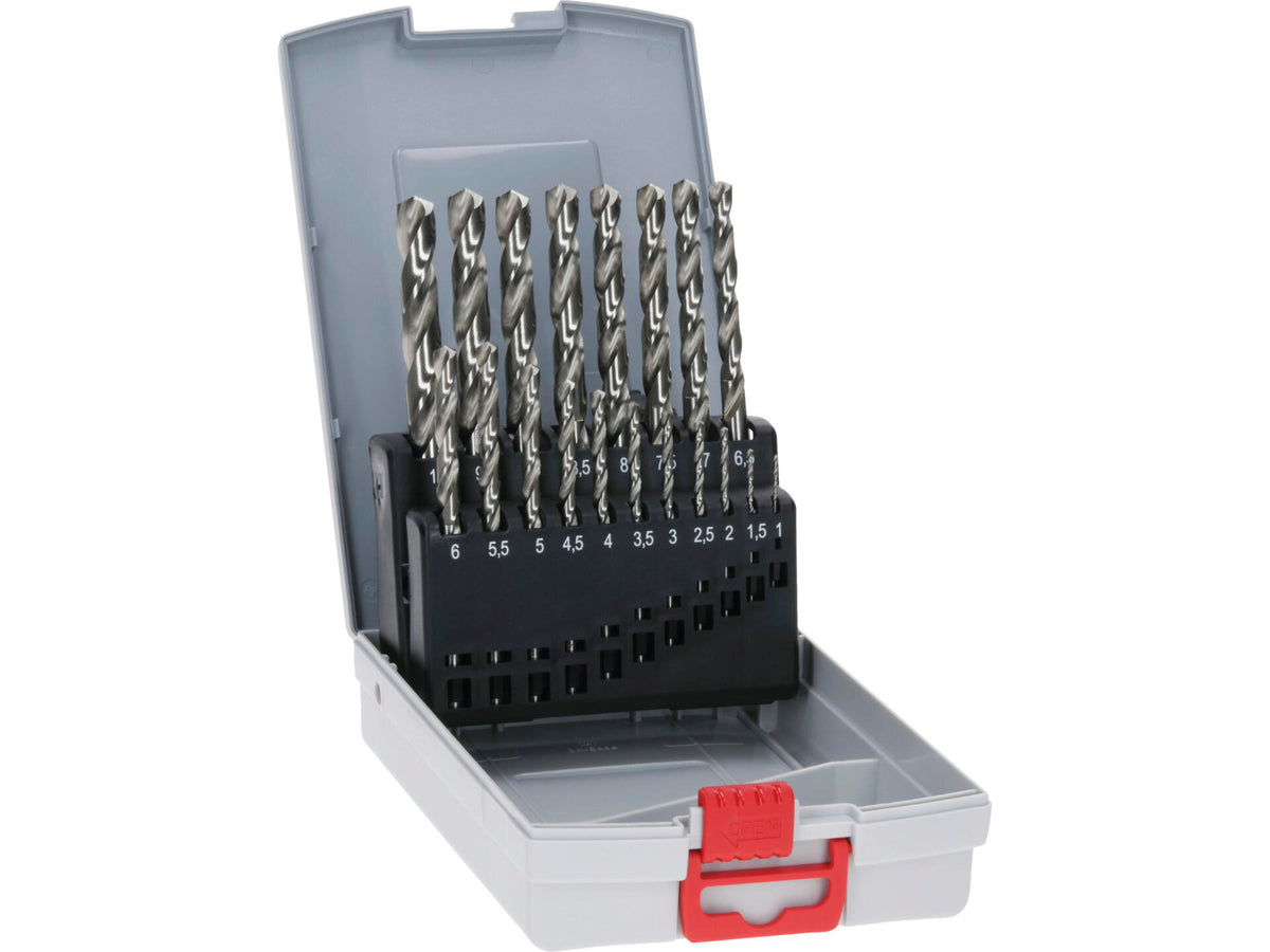 Bosch Professional ProBox metaalborenset HSS-G 1-10 mm 19-delig