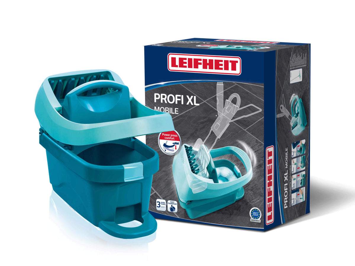 Leifheit Profi XL uitwringpers met wieltjes 8l