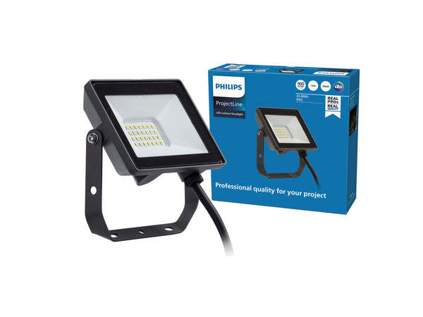 Philips ProjectLine projecteur LED 10W blanc chaud noir