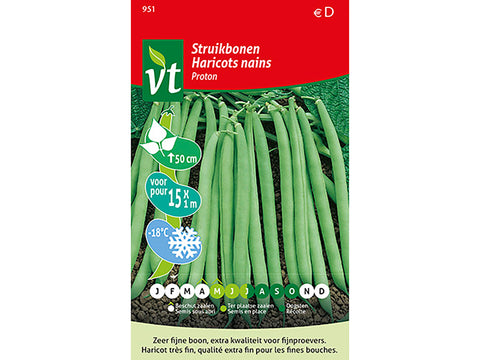 VT Proton struikbonen, groentenzaden — SKU COLOS-905419, EAN 5411266989513