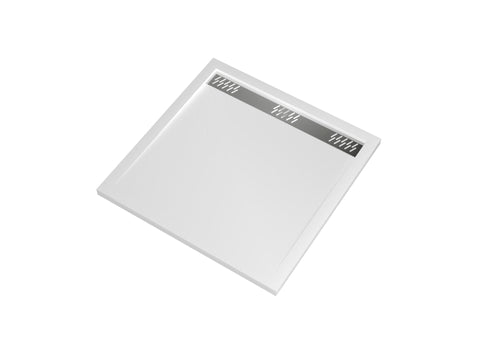 Aurlane Pure douchebak met goot vierkant 90x90 cm