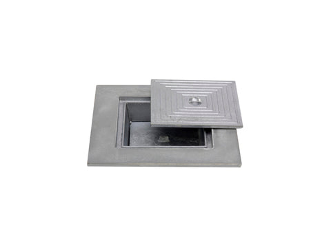 Putdeksel dubbel 50x50 cm aluminium