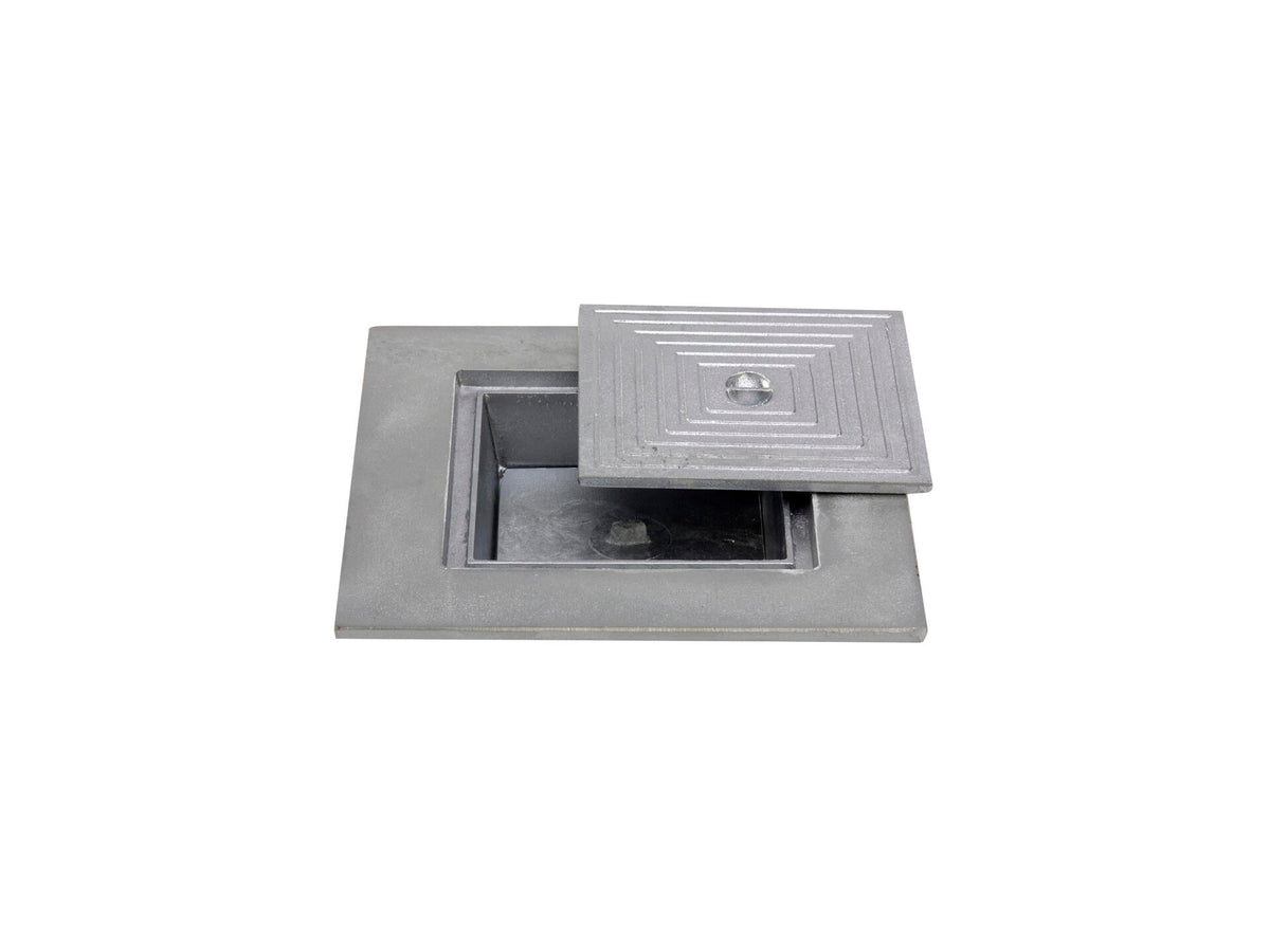 Putdeksel dubbel 60x60 cm aluminium