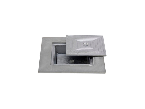 Putdeksel dubbel 60x60 cm aluminium