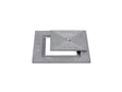 Putdeksel enkel 30x30 cm aluminium