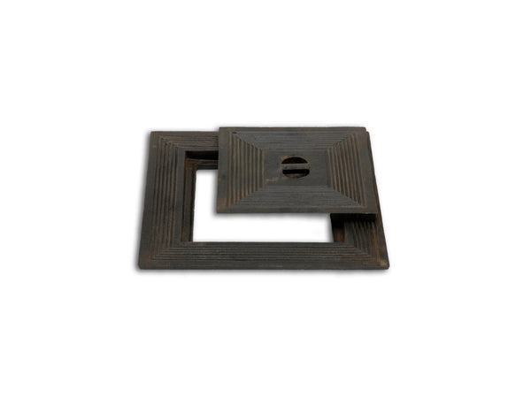 Putdeksel enkel 30x30 cm gietijzer