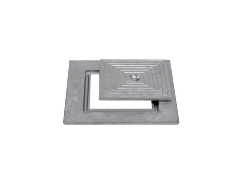 Putdeksel enkel 60x60 cm aluminium