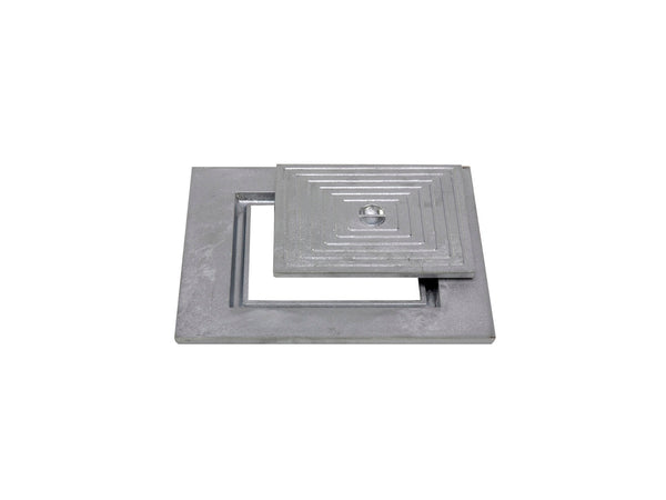 Couvercle de puits simple 60x60 cm aluminium