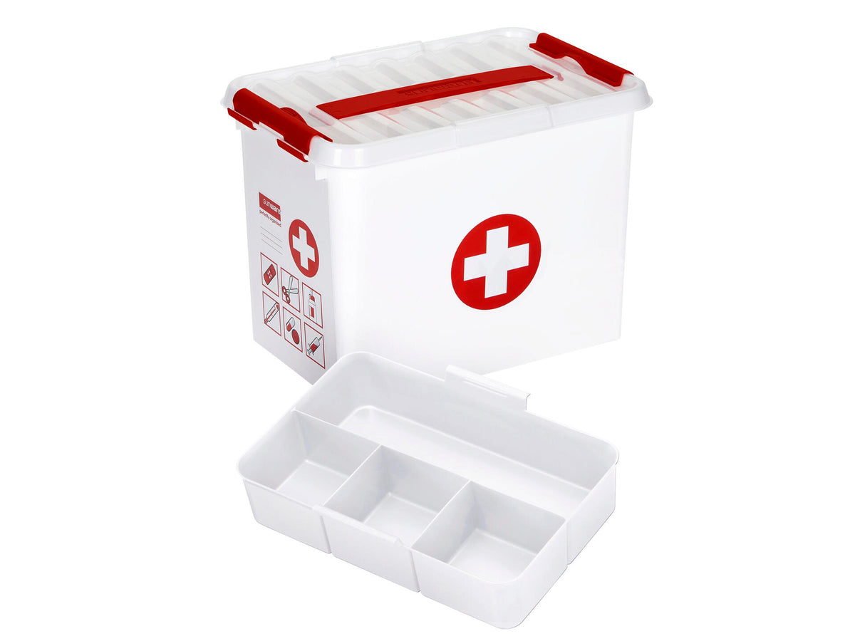 Sunware Q-line First Aid EHBO-doos zonder inhoud 9l