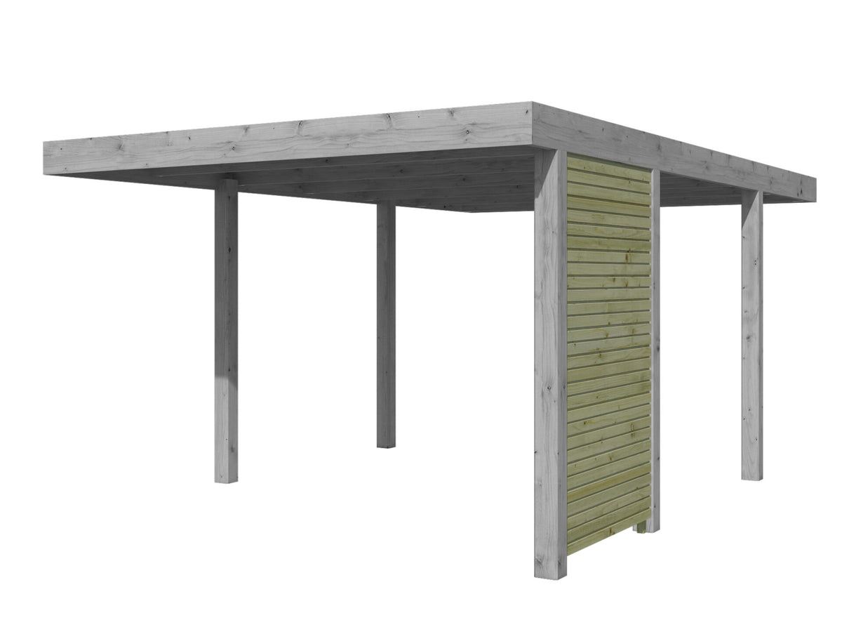 Woodlands QB zijwand voor carport 145cm