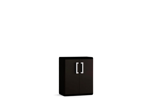 Keter Quadra opbergkast laag 39x68x83 cm zwart