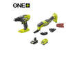Ryobi R18CK2G-1C20G One+ accu boormachine 18V Li-Ion + accu multitool 18V Li-Ion + lader