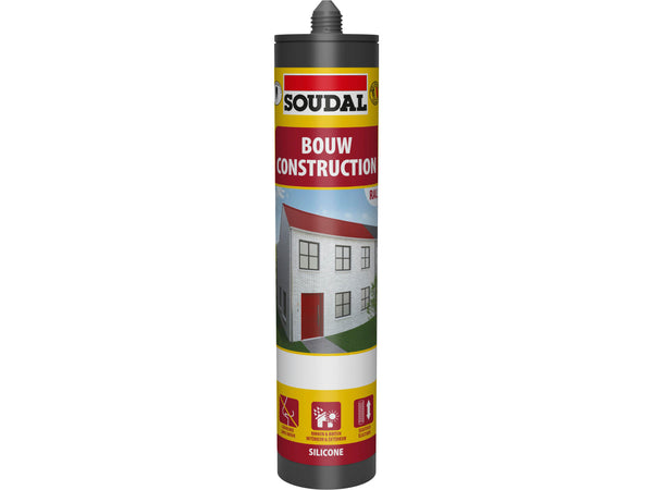 Soudal RAL 1015 siliconenkit bouw 290ml