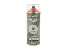 Motip RAL 2002 laque acrylique en spray brillant 0,4l vermillon