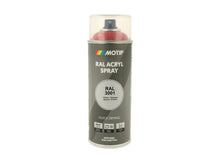 Motip RAL 3001 laque acrylique en spray brillant 0,4l rouge signal