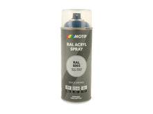 Motip RAL 5003 acryl lakspray hoogglans 0,4l saffierblauw