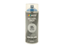 Motip RAL 5019 laque acrylique en spray brillant 0,4l bleu Capri