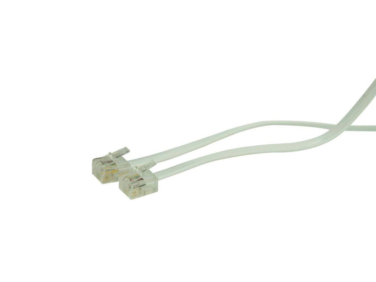 Profile RJ11 6P4C telefoonkabel 15m wit