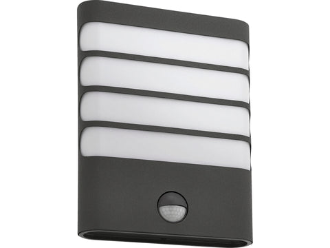 Philips Raccoon LED wandlamp 4W met PIR antraciet