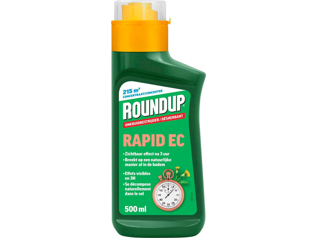 Roundup Rapid EC 500ml, onkruidverdelgers — SKU COLOS-1083534, EAN 5411463107604