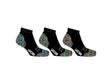JCB Reactive Yarn chaussettes d'été 3 paires noir taille 44-47