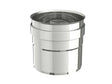 Saninstal Reductie inox 316 pellet 80mm