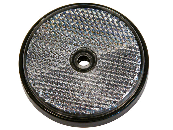 Carpoint Reflector rond 70mm 2 stuks wit