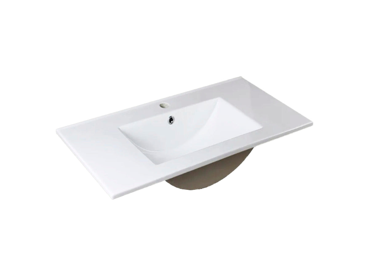 Lafiness Reims wastafel inbouw 80cm porselein