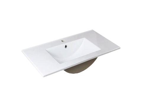 Lafiness Reims wastafel inbouw 80cm porselein
