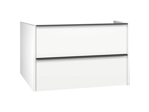 Lafiness Reims meuble lavabo 80cm 2 tiroirs blanc