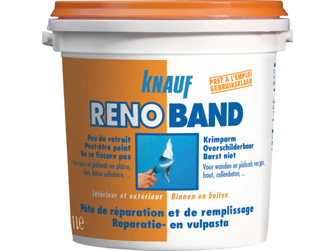 Knauf Renoband reparatie- en vulmiddel 1l wit